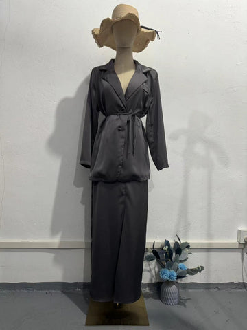 2024 Women's Breathable Leisure Elegant Career Commuting Style Two Sets Of Long Skirts